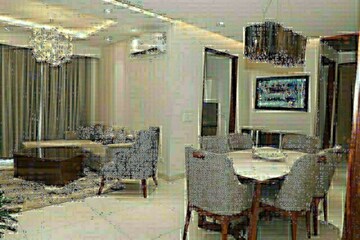 Living Room in 3 BHK Apartment at Motia Blue Ridge, Dhakoli – for Sale