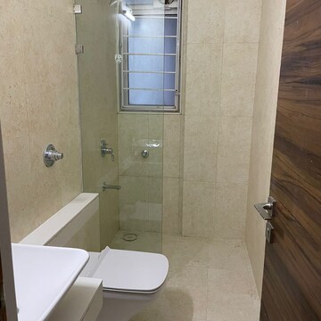 Bathroom in 2 BHK Apartment at Romell Aether, Goregaon East – for Rent