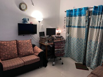 Living Room in 1 BHK Apartment at Megapolis Sparklet, Hinjewadi – for Rent