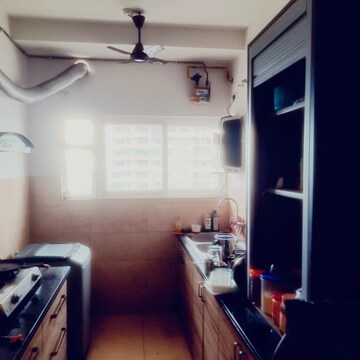 Kitchen in 2 BHK Apartment at Prestige High Fields, Gachibowli – for Rent