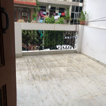 Balcony in 2.5 BHK Villa at Sector 21 – for Rent