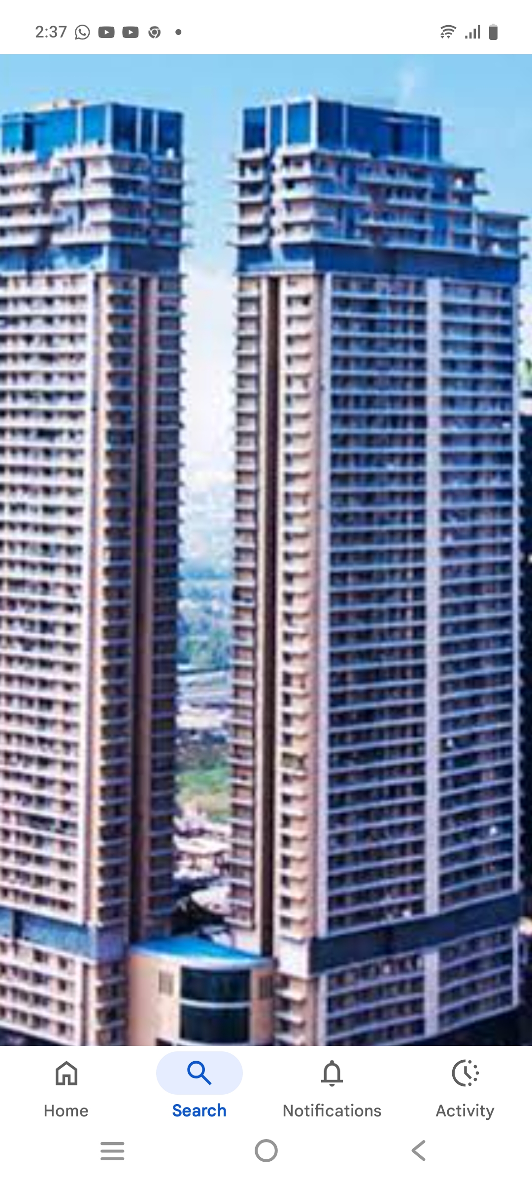 3 BHK + Pooja Room,Servant Room,Study Room 2105 Sq.Ft. Apartment in Supertech Supernova Nova Residences