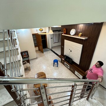 Staircase in 3 BHK Builder Floor at Kadirenahalli – for Rent