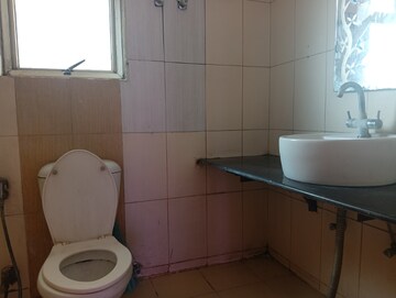 Bathroom in 3 BHK Apartment at Landcraft Golflinks Plaza, Pandav Nagar – for Rent