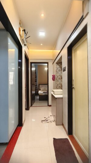 Building Lobby in 2 BHK Apartment at Sanghvi Valley, Kalwa – for Sale