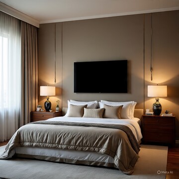 Bedroom in 3 BHK Apartment at Liberty Bay Vue, Malad West – for Sale