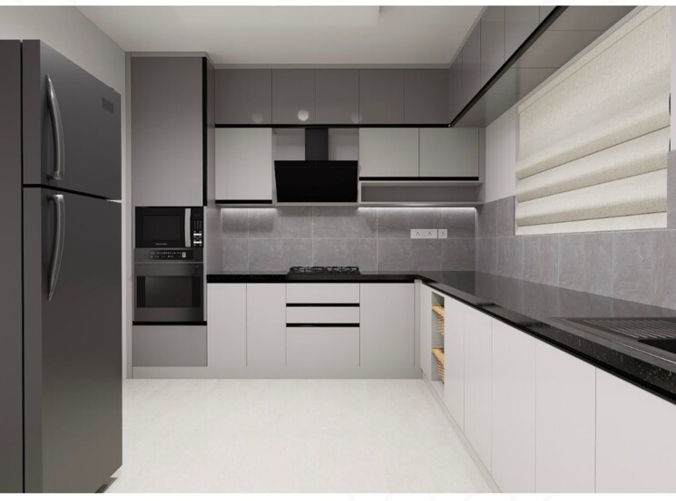 Kitchen, prestige-beverly-hills 4 Bedroom 2708 Sq.Ft. Apartment In Kokapet Hyderabad 9016517