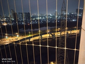 Balcony in 3 BHK Apartment at Ajmera Aeon, Bhakti Park – for Rent
