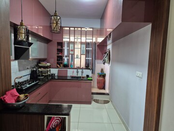 Kitchen in 3 BHK Apartment at Abhee Nakshatra, Sarjapur Road – for Rent