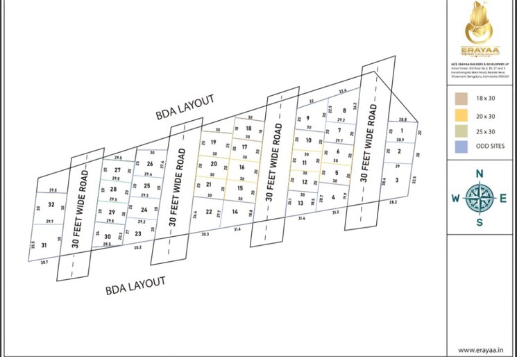 Map Location, jakkuru  600 Sq.Ft. Plot In Jakkuru Bangalore 9016538