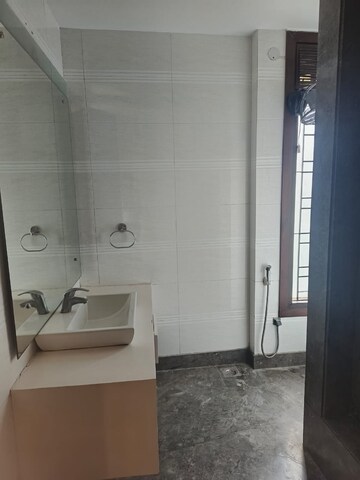 Bathroom in 4 BHK Builder Floor at Safdarjung Enclave – for Rent