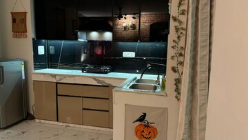 Kitchen in 1 BHK Builder Floor at Saket – for Rent