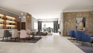 Living Room in 4 BHK Villa at Tellapur – for Sale