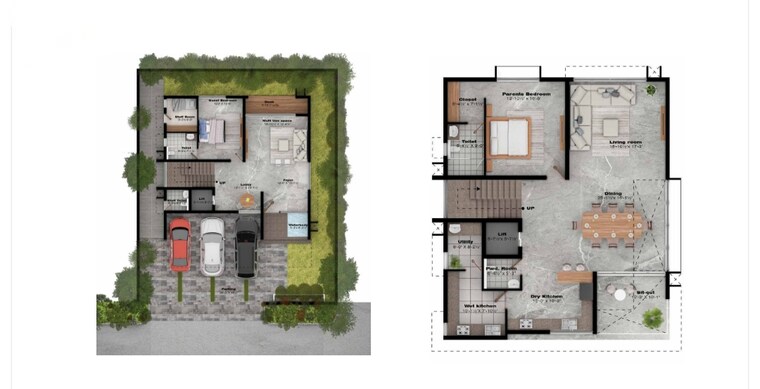 Master Plan, tellapur 4 Bedroom 5822 Sq.Ft. Villa In Tellapur Hyderabad 9016702