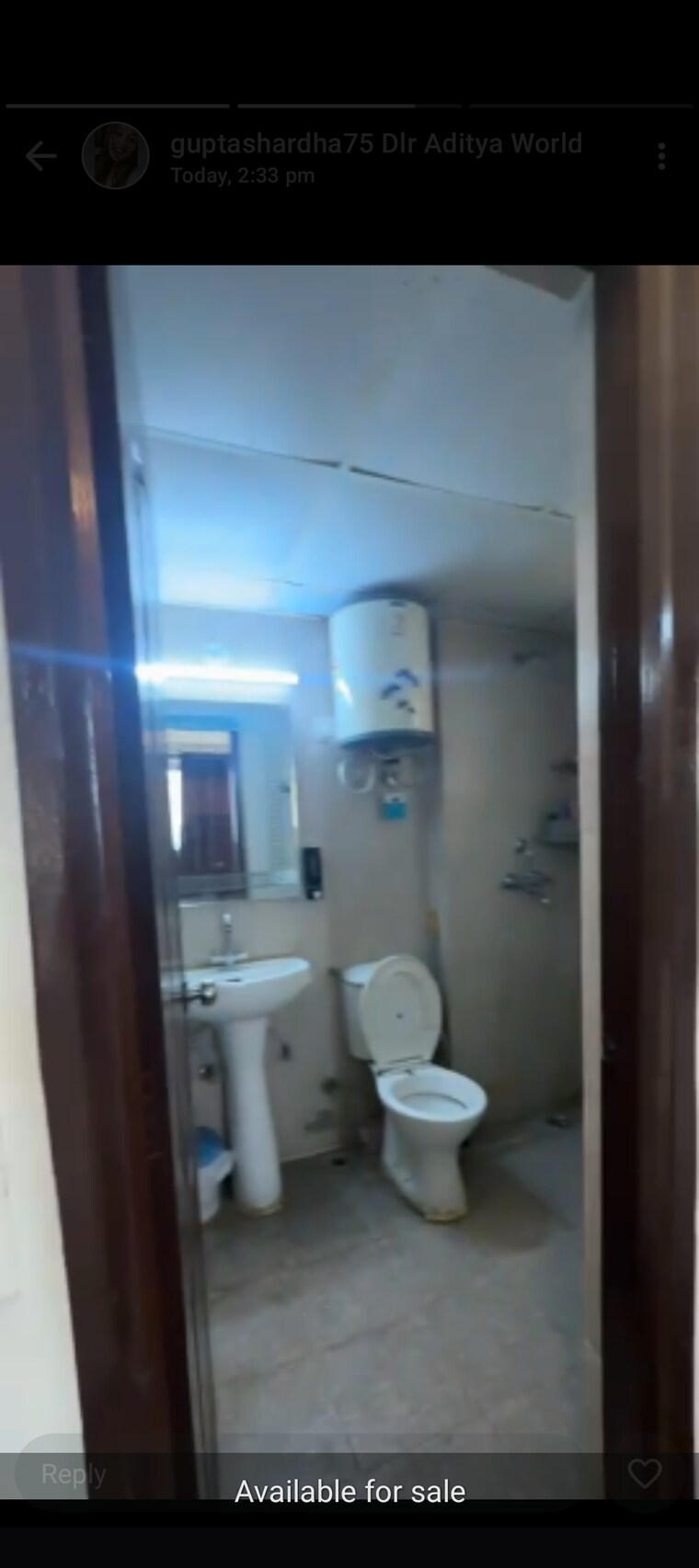 Bathroom, aditya-world-city 2 Bedroom 925 Sq.Ft. Apartment In Shahpur Bamheta Ghaziabad 9016715