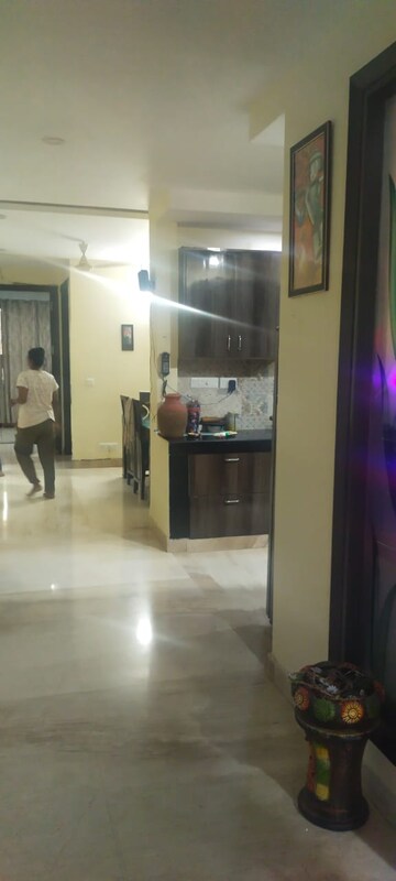 Living Room in 4 BHK Builder Floor at Malviya Nagar – for Rent