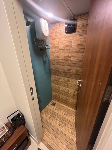 Bathroom in 1 BHK Apartment at Lodha Crown Quality Homes, Majiwada – for Rent