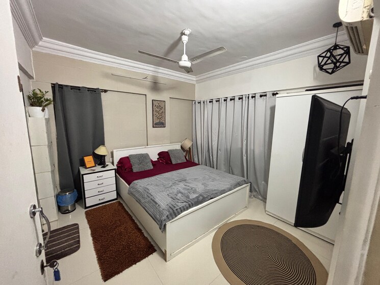 Bedroom, sky-anchorage 3 Bedroom 1000 Sq.Ft. Apartment In Versova Mumbai 9016934