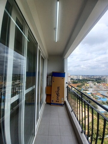 Balcony in 1 BHK Apartment at Godrej Nurture Electronic City, Electronic City Phase I – for Rent