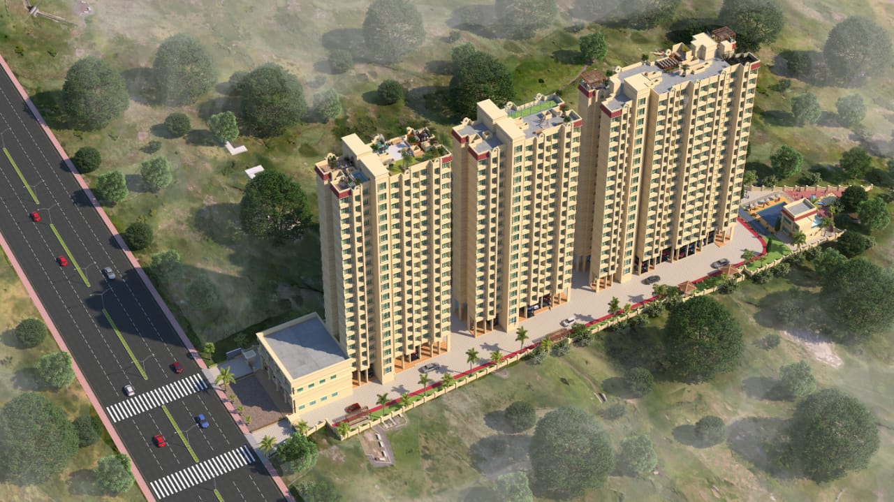 1 BHK + Study Room 423 Sq.Ft. Apartment in Riddhi Atlantic