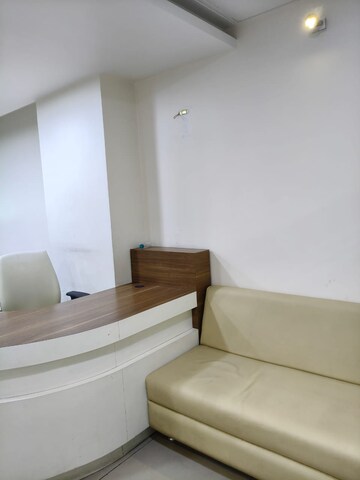 Bathroom in  Office Space at Savvy Shapath V, Prahlad Nagar – for Rent
