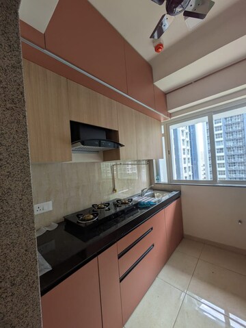 Kitchen in 1 BHK Apartment at LnT Veridian, Powai – for Rent