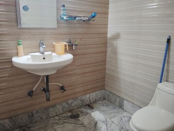Bathroom in 2 BHK Apartment at S 27 Luxury Homes, Greater Kailash I – for Rent