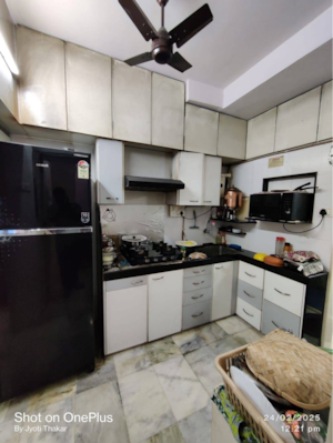 Kitchen in 1 BHK Apartment at Ashish Complex Dahisar East, Shakti Nagar – for Sale
