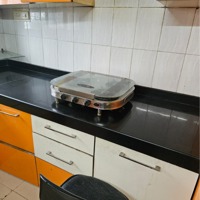 Kitchen, kumar-park 1 Bedroom 600 Sq.Ft. Apartment In Bibwewadi Pune 9017467