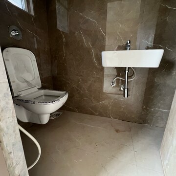 Bathroom in 1 BHK Apartment at Vasundhara Geetanjali Paradise, Goraswadi – for Rent