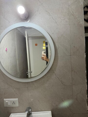 Bathroom in 3 BHK Apartment at International Airport Road – for Rent