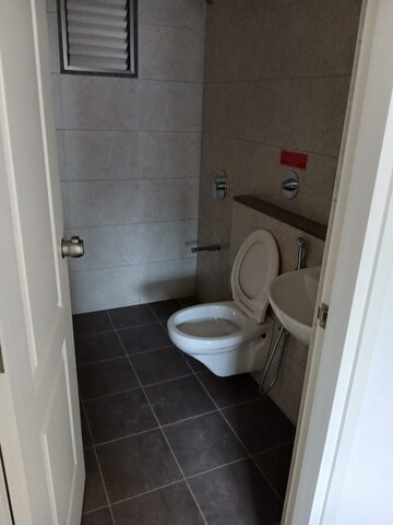 Bathroom in 3 BHK Apartment at Goyal Orchid Valley, Shela – for Rent