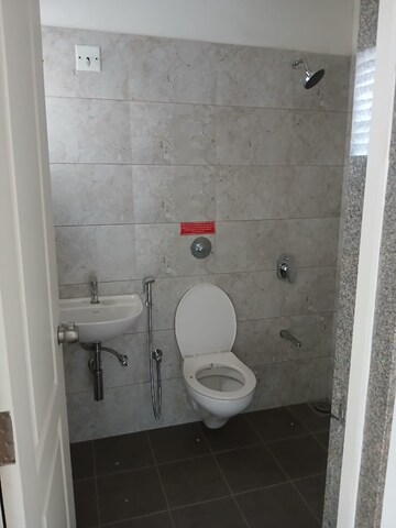 Bathroom in 3 BHK Apartment at Goyal Orchid Valley, Shela – for Rent