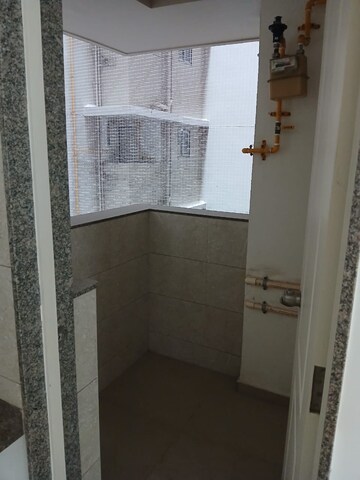 Bathroom in 3 BHK Apartment at Goyal Orchid Valley, Shela – for Rent