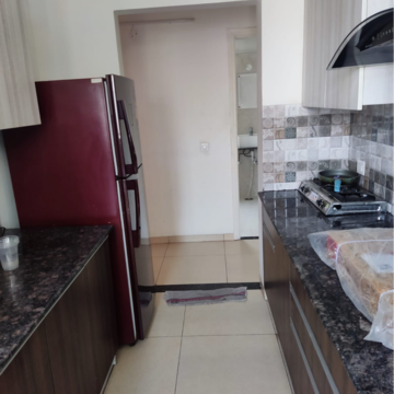 Kitchen in 3 BHK Apartment at International Airport Road – for Rent