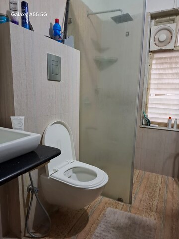 Bathroom in 3 BHK Apartment at Banjara Hills – for Rent