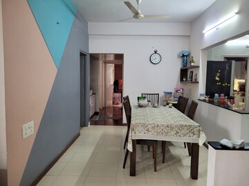 Dining Room in 3 BHK Apartment at Ramdevnagar – for Rent
