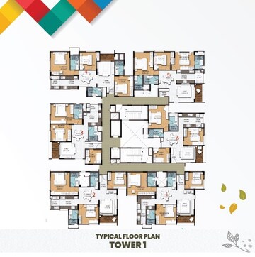 Master Plan in 3 BHK Apartment at Birla Apple Aroma, Jp Nagar – for Sale