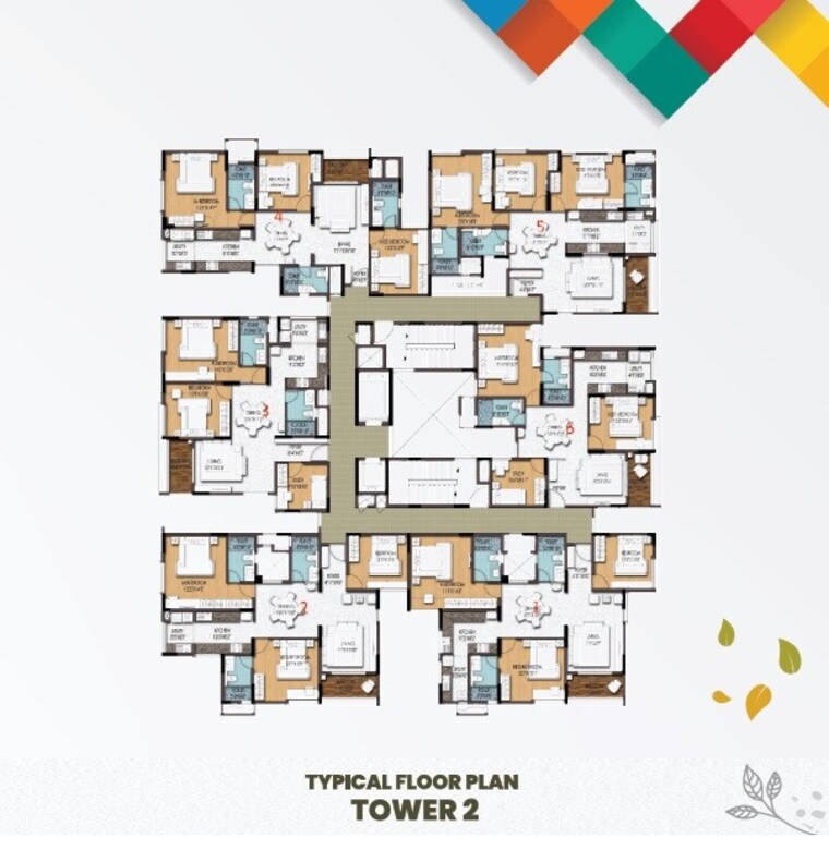 Master Plan, birla-apple-aroma 3 Bedroom 1405 Sq.Ft. Apartment In Jp Nagar Bangalore 9017869