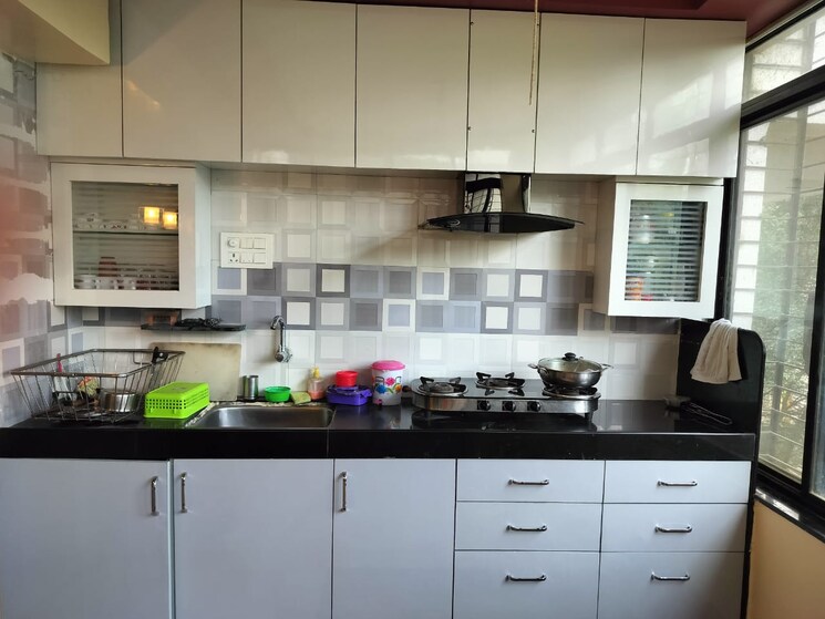 Kitchen, prayeja-pearl 1.5 Bedroom 850 Sq.Ft. Apartment In Nanded Pune 9017956