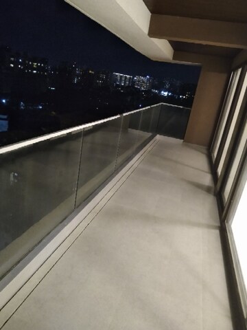 Balcony in 3.5 BHK Apartment at Kalpataru Solitaire, Juhu – for Rent