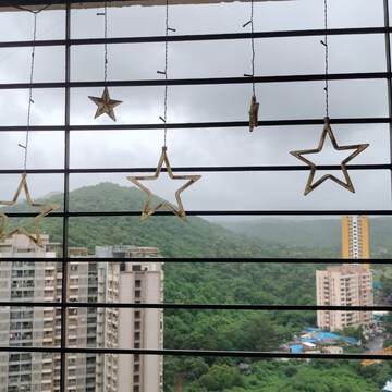 Balcony in 2 BHK Apartment at DB Realty Parkwoods, Parkwoods – for Rent