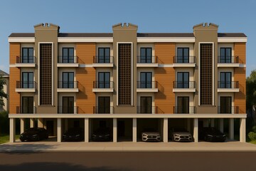 3.5 BHK Builder Floor – Exterior View View at High Ground - for Sale