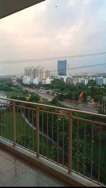 Balcony in 3 BHK Apartment at Emaar Gurgaon Greens, Sector 102 – for Rent
