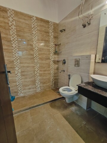 Bathroom in 3 BHK Builder Floor at Sushant Vyapaar Kendra, Sector 43 – for Rent