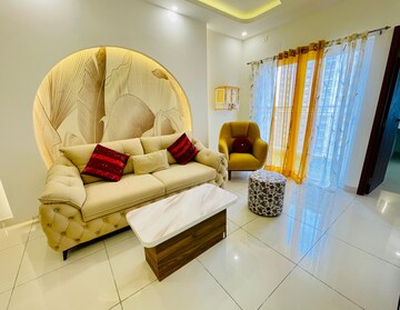 Living Room in 3 BHK Apartment at Bhartiya City Nikoo Homes 6, Kogilu – for Rent