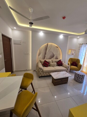 Team Area in 3 BHK Apartment at Bhartiya City Nikoo Homes 6, Kogilu – for Rent