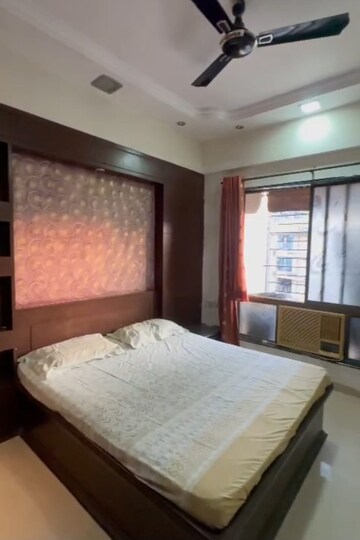 Bedroom in 2 BHK Apartment at Kanakia Spaces Niharika, Manpada – for Rent