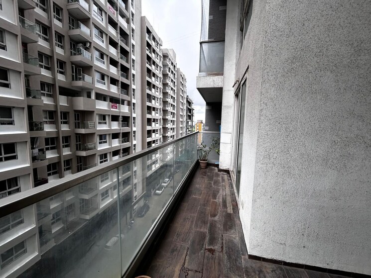 Balcony, nahar-f-residences 2 Bedroom 800 Sq.Ft. Apartment In Balewadi Pune 9018418