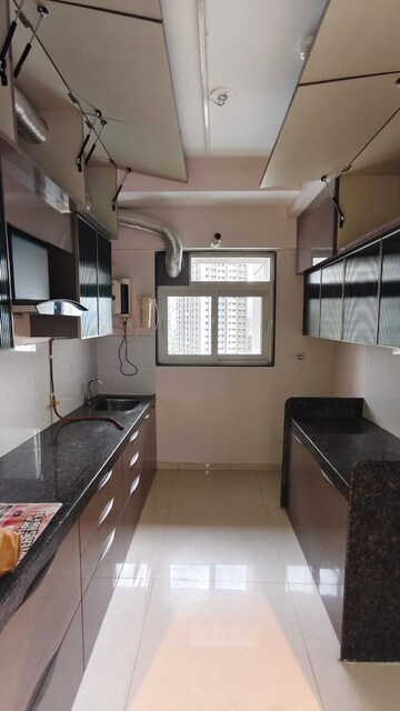 Kitchen in 2 BHK Apartment at Ashar Axis, Majiwada – for Rent